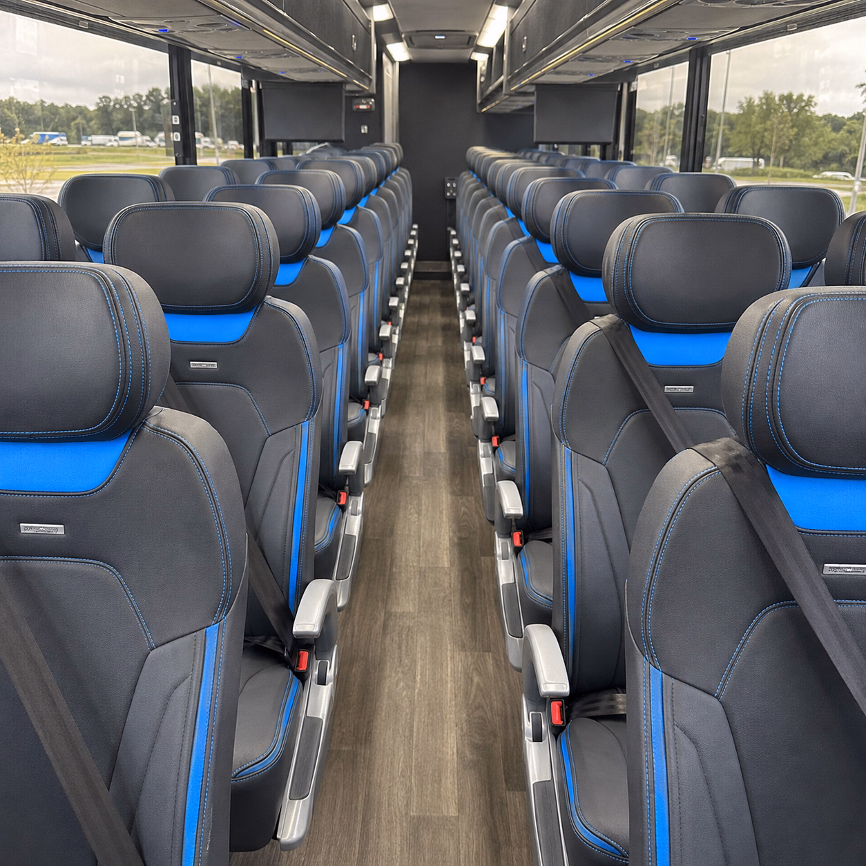 meridian airport transportation onboard seating