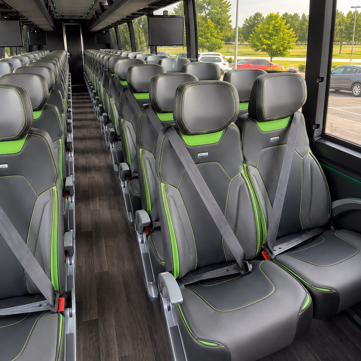 meridian private event transportation onboard seating
