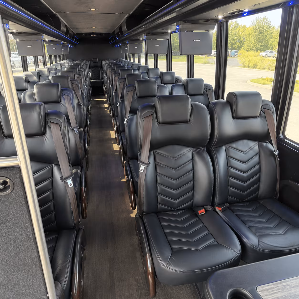 meridian wine tour brewery transportation onboard seating